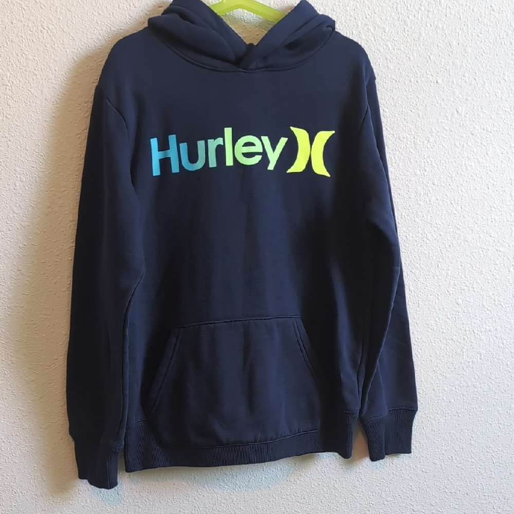 Hurley Dark Blue Hoodie with Logo